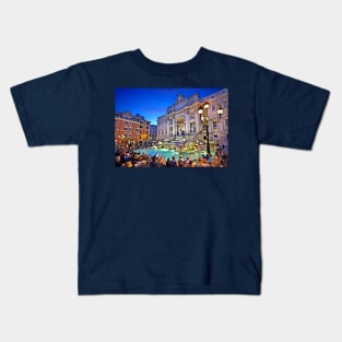 Fontana di Trevi - Roma Kids T-Shirt